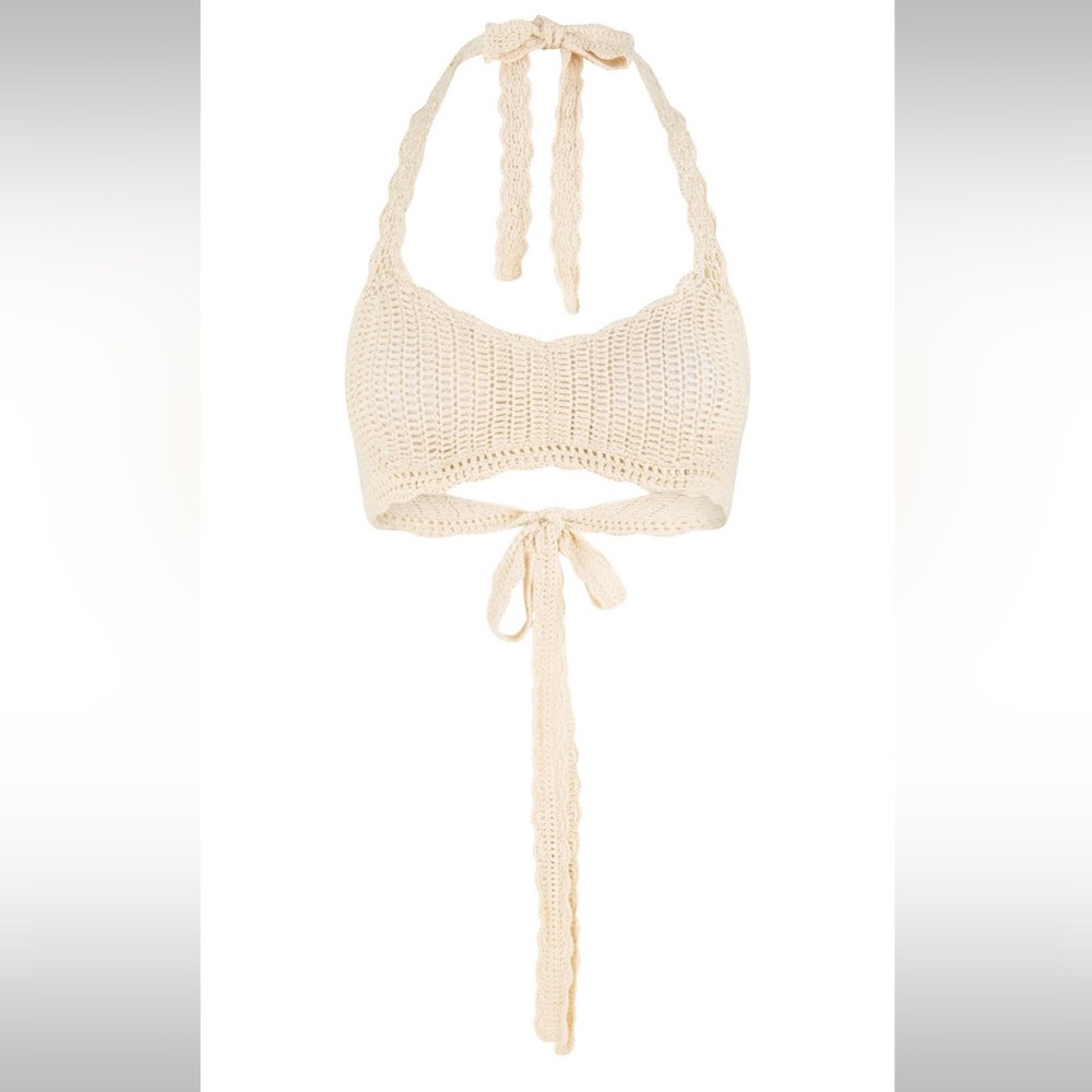 Salina Crochet Halter Top - Picture 2 of 6